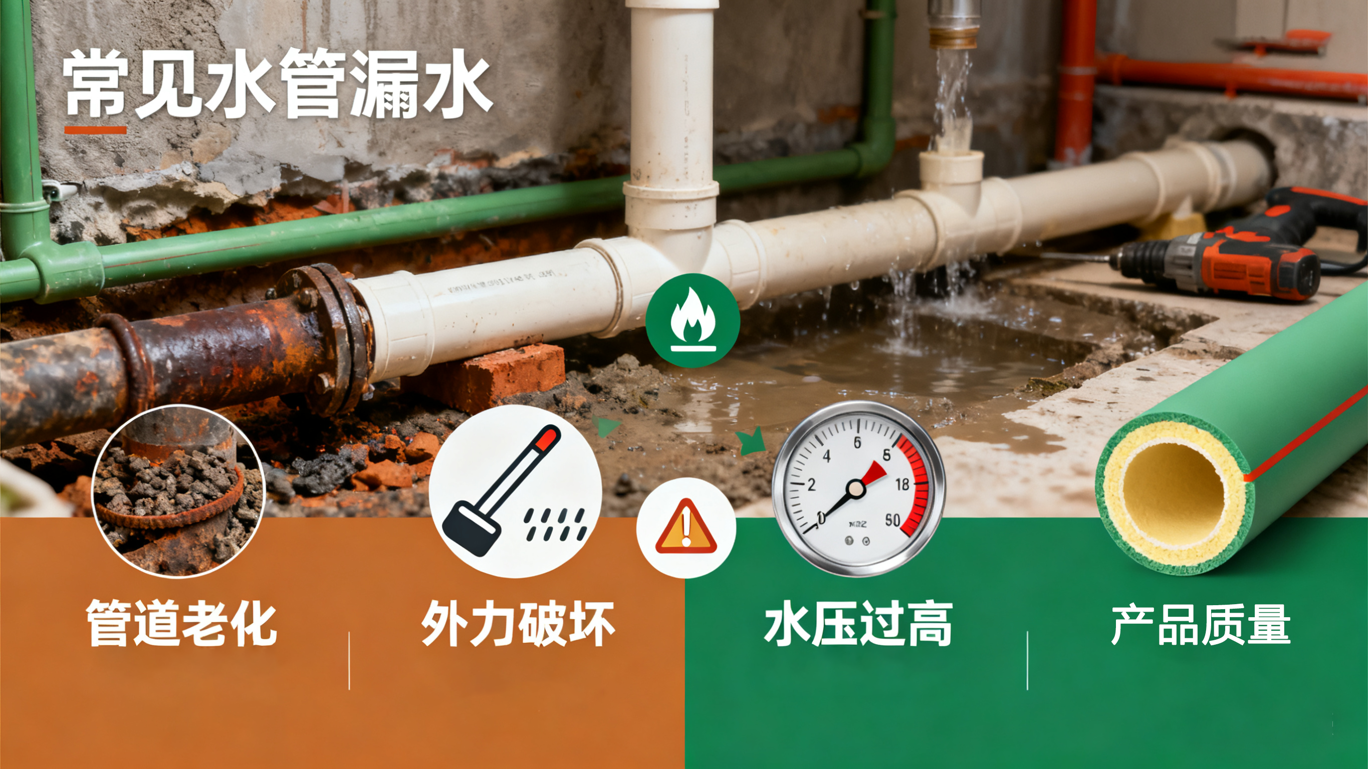應(yīng)對(duì)水管漏水：從成因洞察到智能防護(hù)